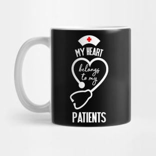 My Heart Belongs To My Patients Mug